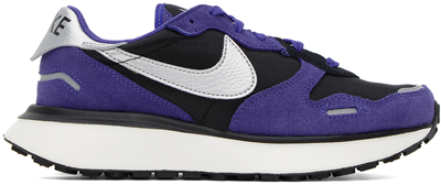 Shop Nike Purple & Black Phoenix Waffle Sneakers In Persian Violet