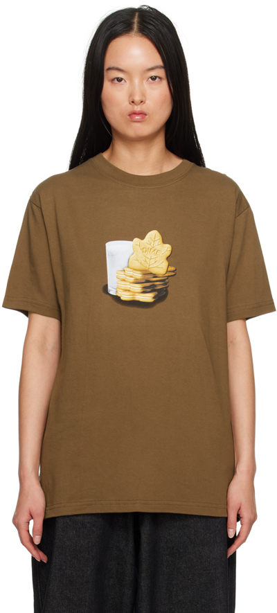Shop Dime Brown Maple T-shirt