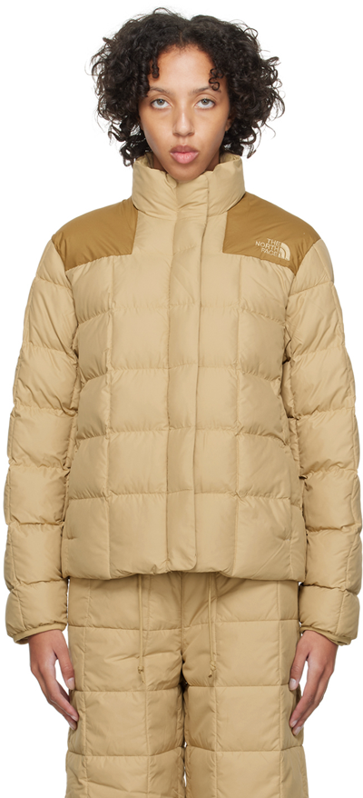 Shop The North Face Khaki Lhotse Reversible Jacket In Lk5 Khaki Stone
