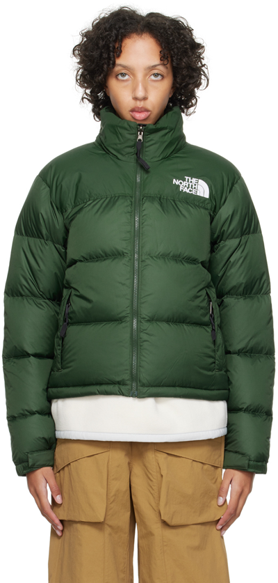 Shop The North Face Green 1996 Retro Nuptse Down Jacket In I0p Pine Needle