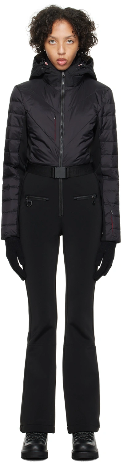 Shop Erin Snow Black Clio Ski Suit In Bk Black