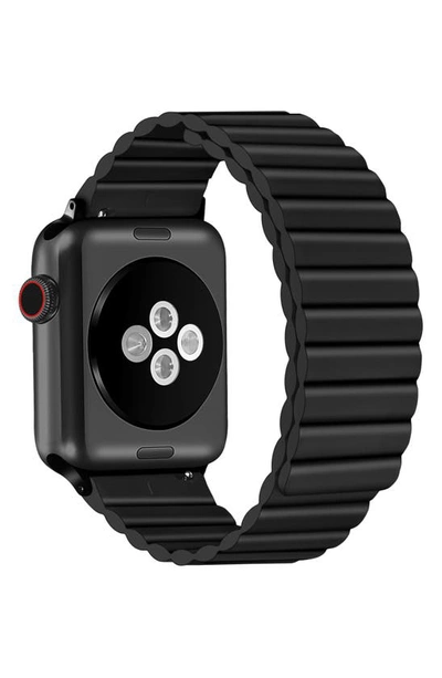 Shop The Posh Tech Magnetic Silicone Apple Watch® Watchband In Black