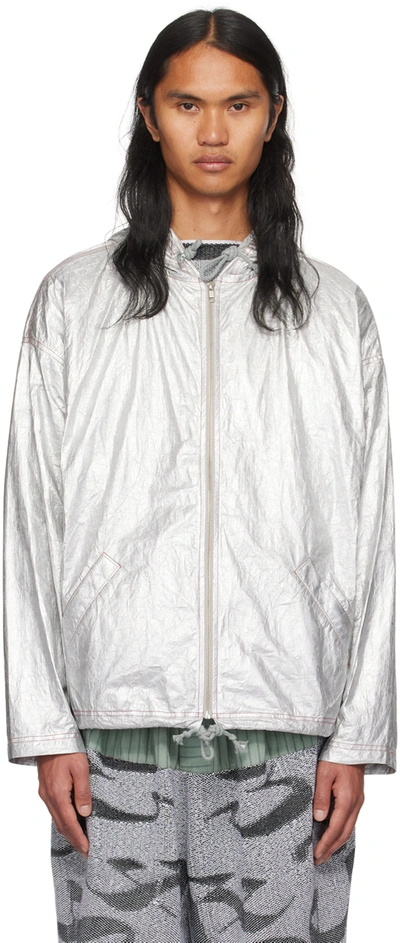 Shop Sc103 Silver Bolt Jacket In Foil