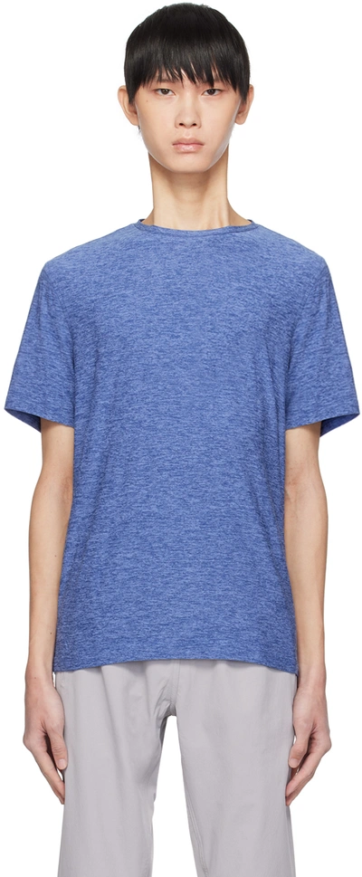 Shop Outdoor Voices Blue Cloudknit T-shirt In Ov Blue