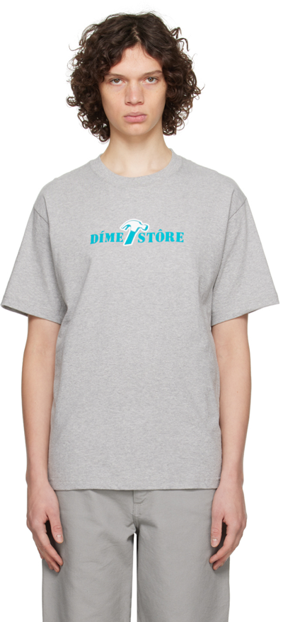 Shop Dime Gray Reno T-shirt In Heather Gray