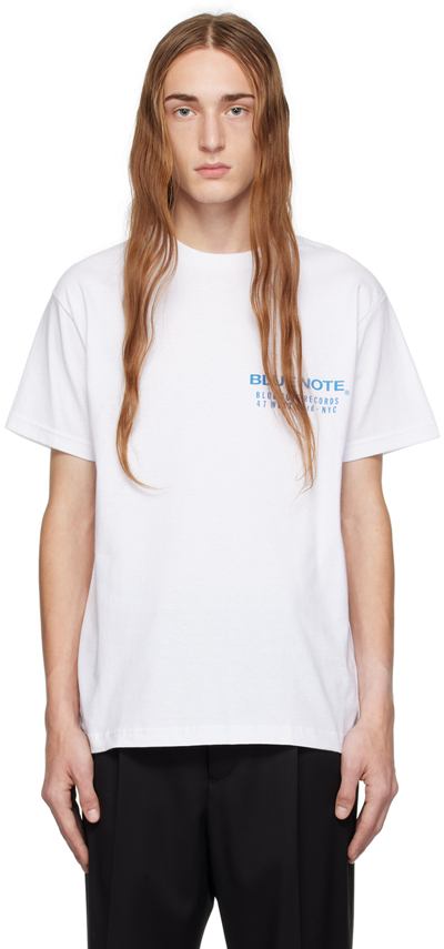 Shop Wacko Maria White Printed T-shirt