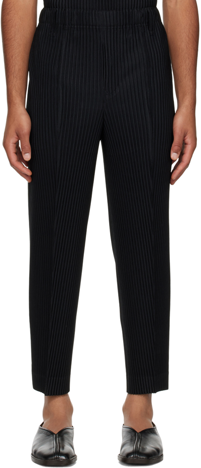 Shop Issey Miyake Black Compleat Trousers In 15-black