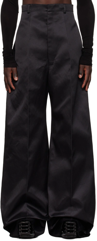 Shop Rick Owens Black Dirt Cooper Trousers In 09 Black