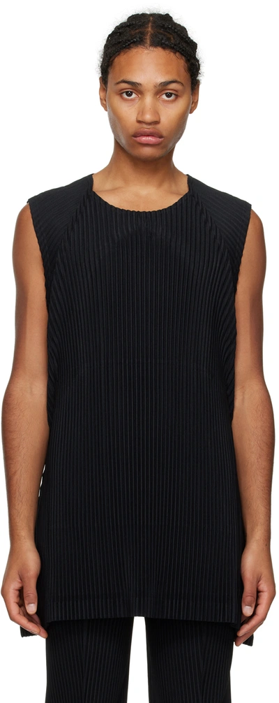Shop Issey Miyake Black Monthly Color October Tank Top In 15-black