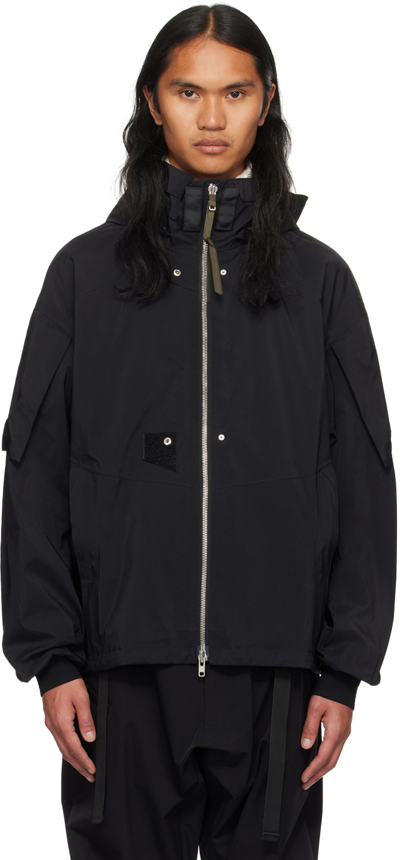 Shop Acronym Black J110ts-gt Jacket In Black/black