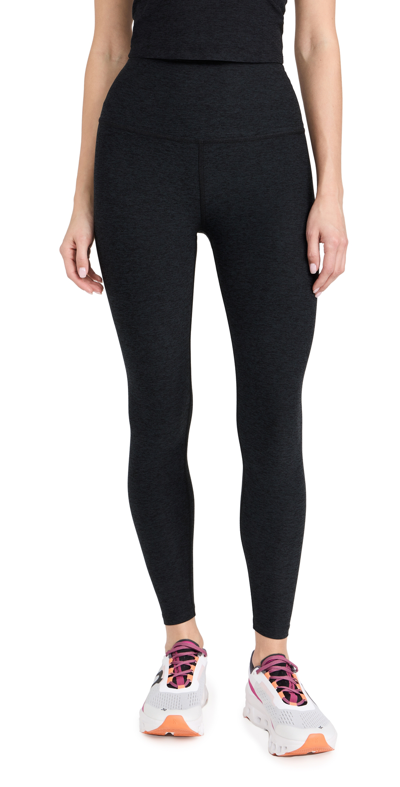 Shop Beyond Yoga Spacedye Caught In The Midi Leggings Darkest Night