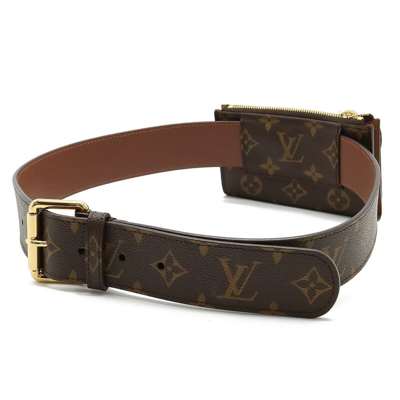 Louis Vuitton Monogram Pochette Duo Belt Bag - Brown Waist Bags, Handbags -  LOU669869