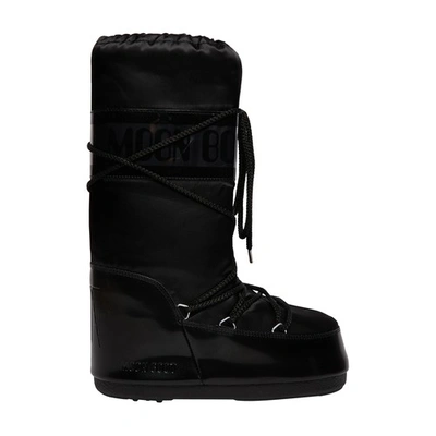 Shop Moon Boot Boot Icon Glance In Black