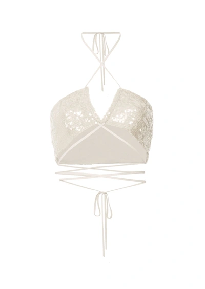 Lapointe Sequin Bra Top In 12