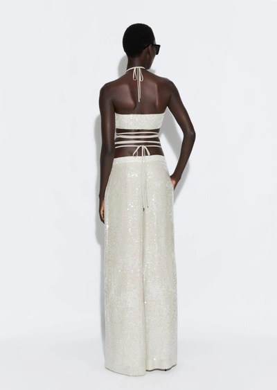 Lapointe Sequin Relaxed Trouser In 14