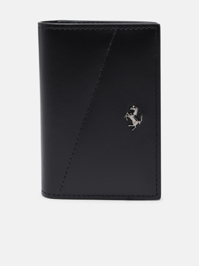 Shop Ferrari Black Leather Wallet