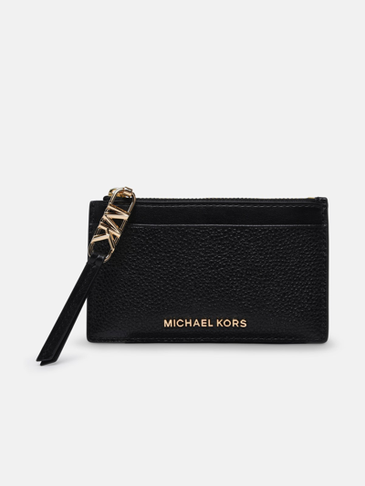 Shop Michael Michael Kors Black Leather 'empire' Wallet