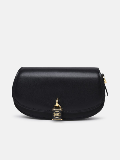 Shop Michael Michael Kors Black Leather 'mila' Bag