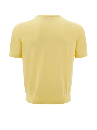 Shop Gran Sasso T-shirts And Polos In Yellow