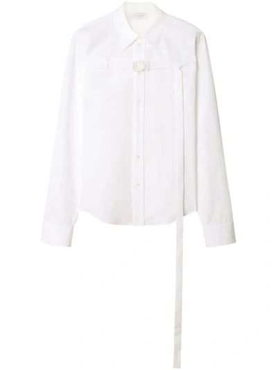 Shop Off-white Shirt With Cut-out Detail