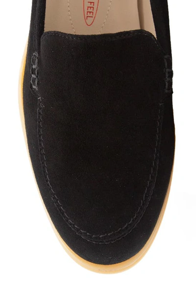 Shop Amalfi By Rangoni Rombo Loafer In Black Cashmere Beige Soles
