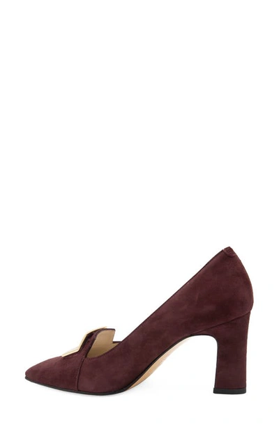 Shop Amalfi By Rangoni Istrice Pointed Toe Pump In Prugna Cashmere