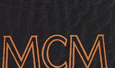 Shop Mcm Aren Visetos Coated Canvas Money Clip Card Case In Black