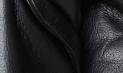 Shop Princess Polly Kimmons Faux Shearling Jacket In Black