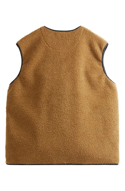 Shop Picture Organic Clothing Galiwin Fleece Vest In Chocolate
