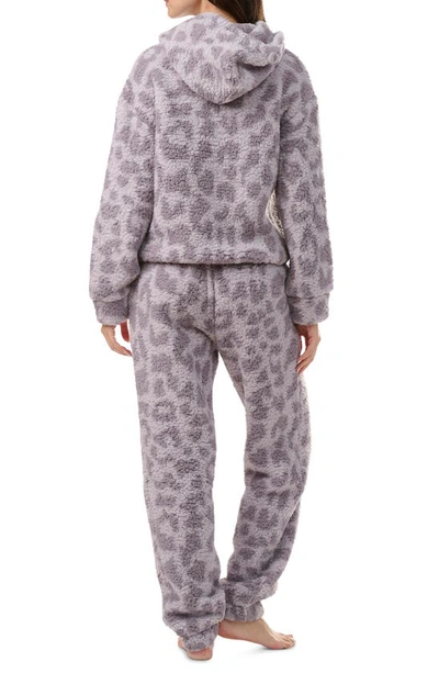 Splendid High Pile Fleece Pajamas In Abstract Animal