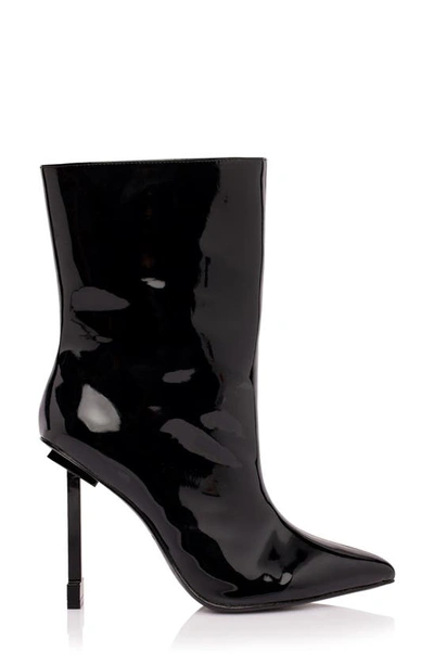 Shop Jessica Rich Pointed Toe Bootie In Black
