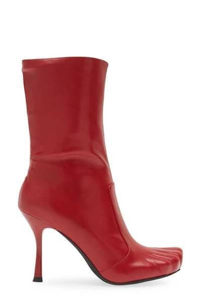 Jeffrey Campbell Visionary Stiletto Boot In Red