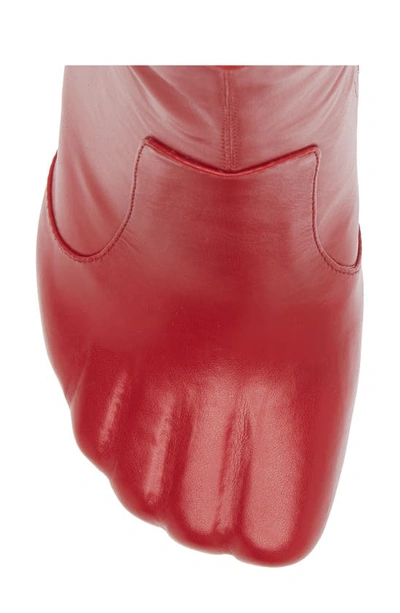 Jeffrey Campbell Visionary Stiletto Boot In Red