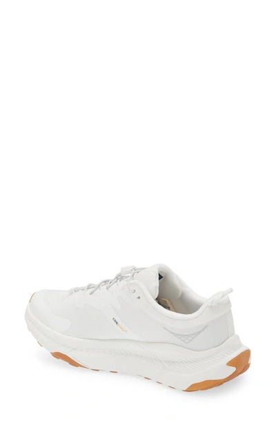 Shop Hoka Transport Shoe In White / White