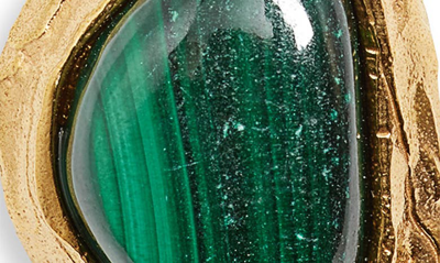 Shop Alighieri The Droplet Of The Mountain Malachite Pendant Necklace In 24 Gold