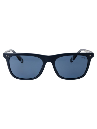Shop Polo Ralph Lauren Eyewear Square Frame Sunglasses In Multi
