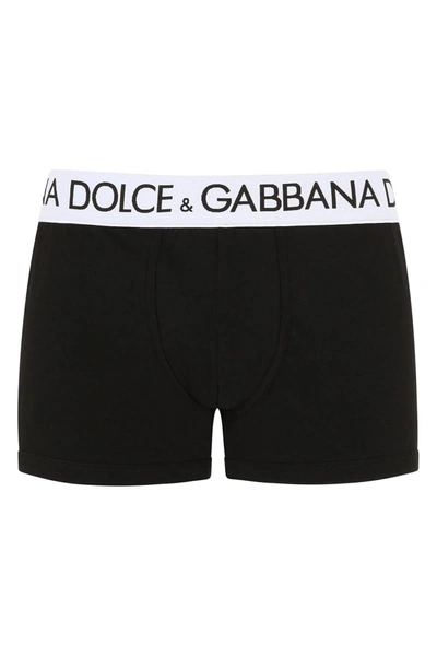Shop Dolce & Gabbana Cotton Boxer Briefs With Logo Band