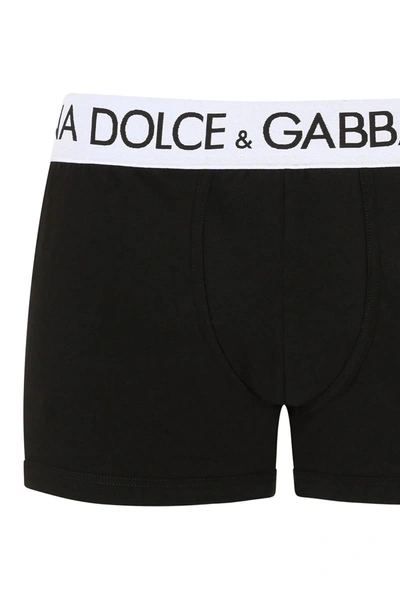 Shop Dolce & Gabbana Cotton Boxer Briefs With Logo Band