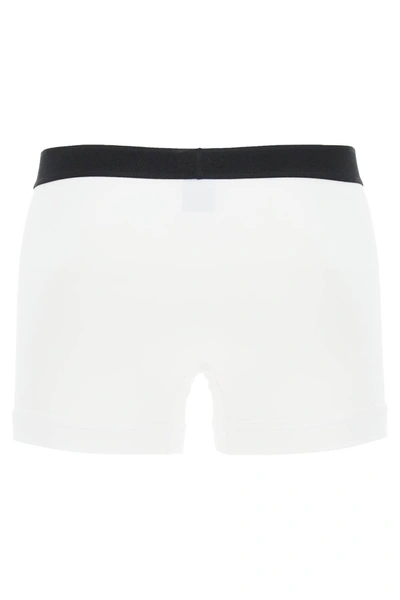 Shop Tom Ford Cotton Boxer Briefs With Logo Band