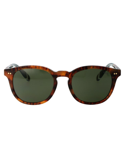 Shop Polo Ralph Lauren Eyewear Oval Frame Sunglasses In Multi