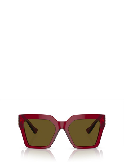 Shop Versace Eyewear Butterfly In Red