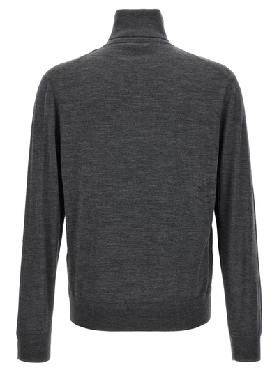 Shop Tom Ford High Neck Sweater Sweater, Cardigans Gray