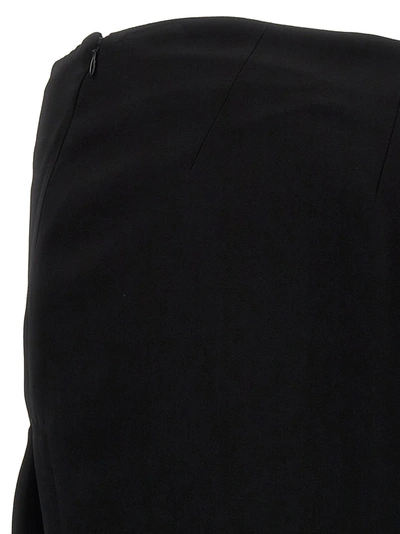 Ann Demeulemeester Black Leather Skirt