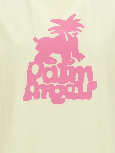 Shop Palm Angels Leon T-shirt Green