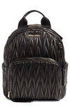MIU MIU Matelassé Nappa Leather Backpack