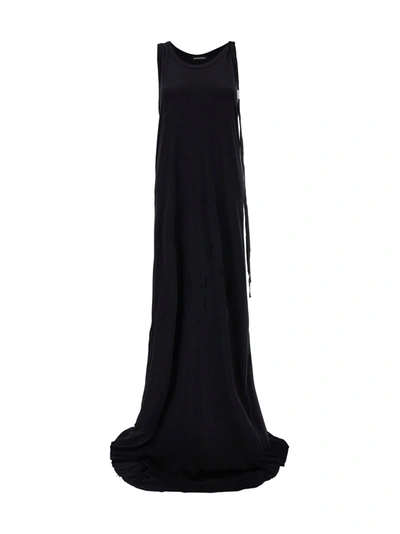 Shop Ann Demeulemeester X-long Dresses Black