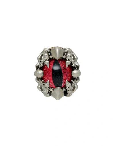 Shop Dsquared2 Woman Single Earring Red Size - Metal