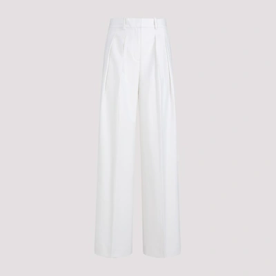 Shop Theory Double Pleat Pants In C Ivory