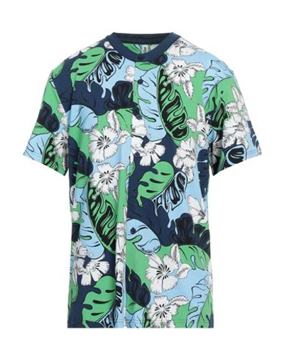Moschino Floral Pattern Shirt In Blue