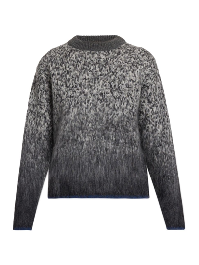 Shop Off-white Women's Arrow Crewneck Sweater In Grey Black